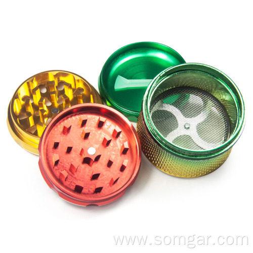 GZ33C2101-RB aluminum alloy herb Grinder weed accessories